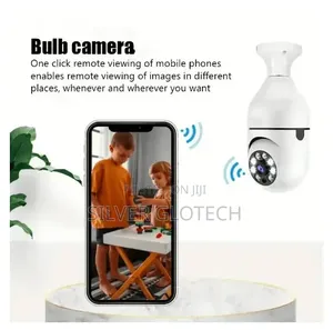 Smart Home Surveillance Bulb With Infrared Night Vision