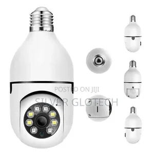 Wireless Light Bulb Security Camera With Live Video Streaming