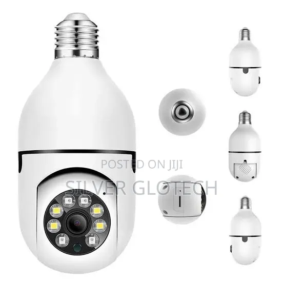 Wireless Light Bulb Security Camera With Live Video Streaming