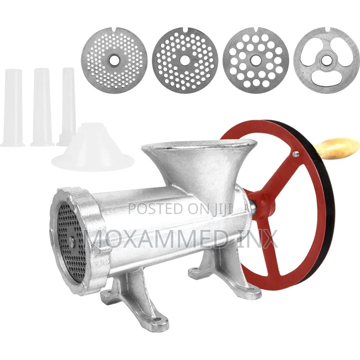 Heavy-Duty Size 32 Cast Iron Manual Meat Mincer and Grinder