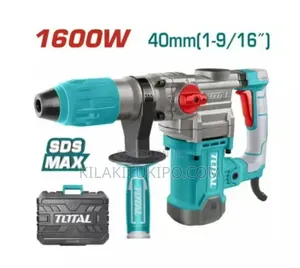 Total Rotary Hammer SDS MAX 1600W With Chisel-Locking & Anti-Vibration