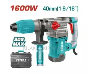 Total Rotary Hammer SDS MAX 1600W With Chisel-Locking & Anti-Vibration