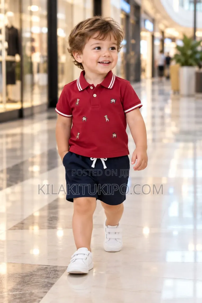 Short Pens and Tshirt High Quality Clothes Set Age 0-2yrs