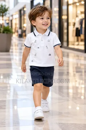 Short Pens and Tshirt High Quality Clothes Set Age 0-2yrs