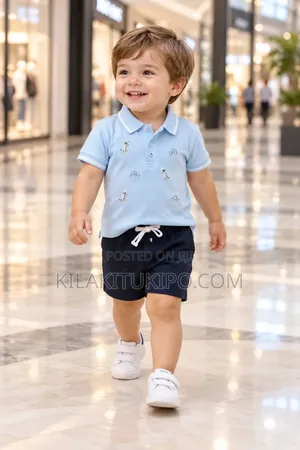Short Pens and Tshirt High Quality Clothes Set Age 0-2yrs