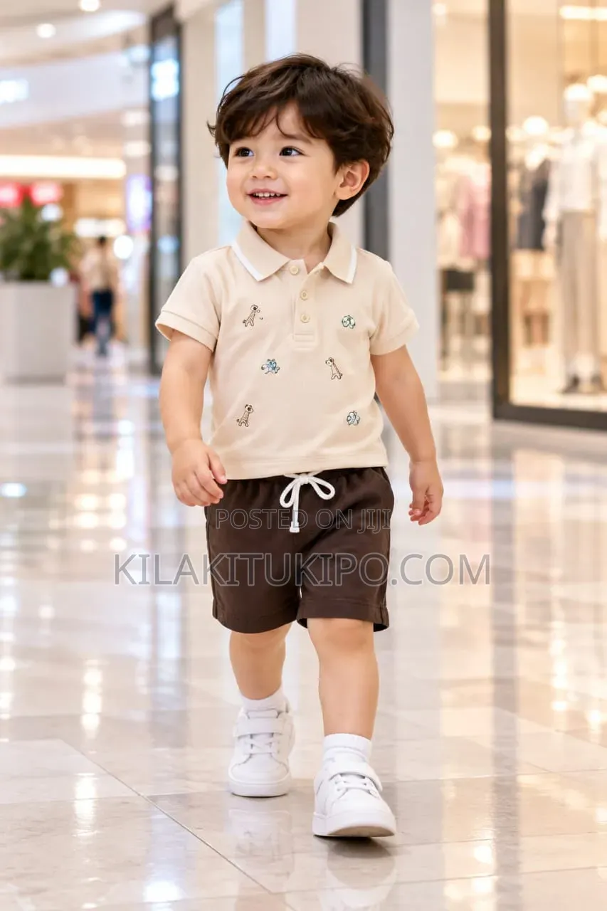 Short Pens and Tshirt High Quality Clothes Set Age 0-2yrs