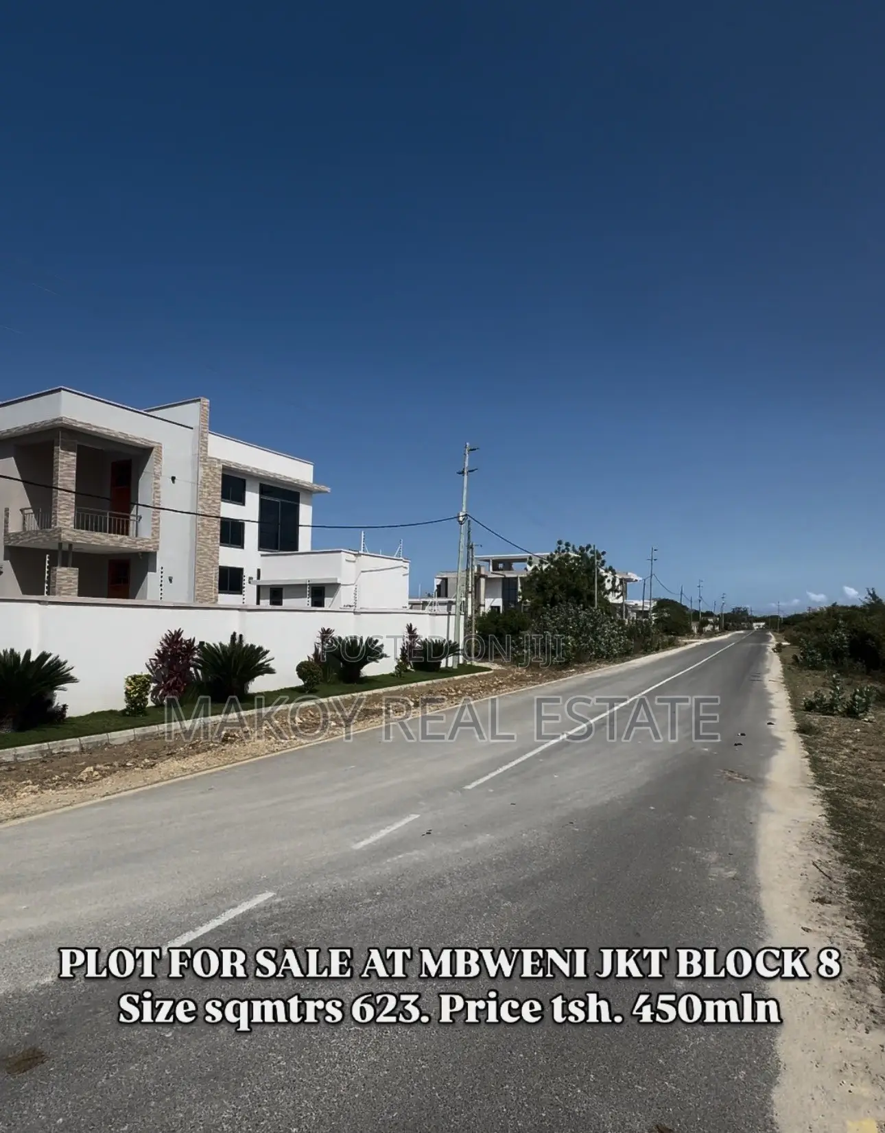 Mbweni JKT 8, SQM 623. Bei 450mln