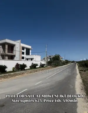Mbweni JKT 8, SQM 623. Bei 450mln