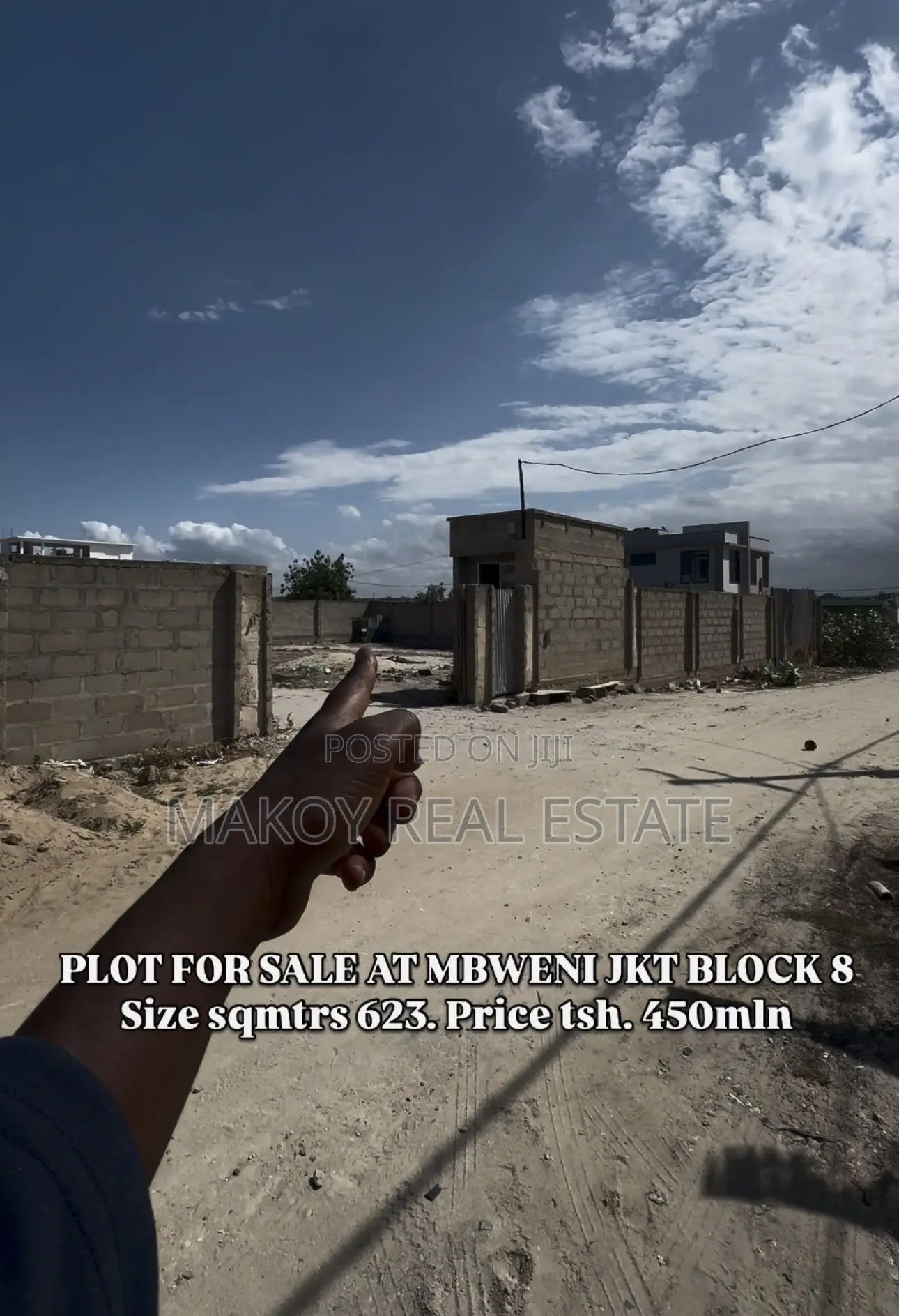 Mbweni JKT 8, SQM 623. Bei 450mln