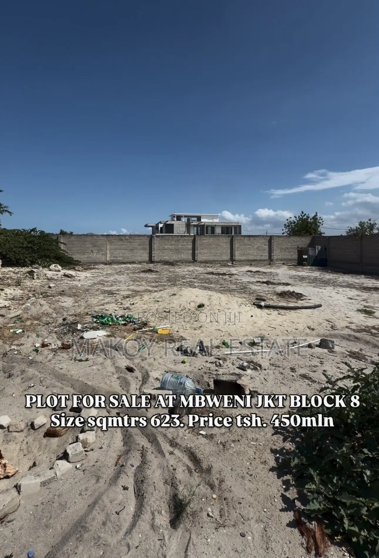 Mbweni JKT 8, SQM 623. Bei 450mln