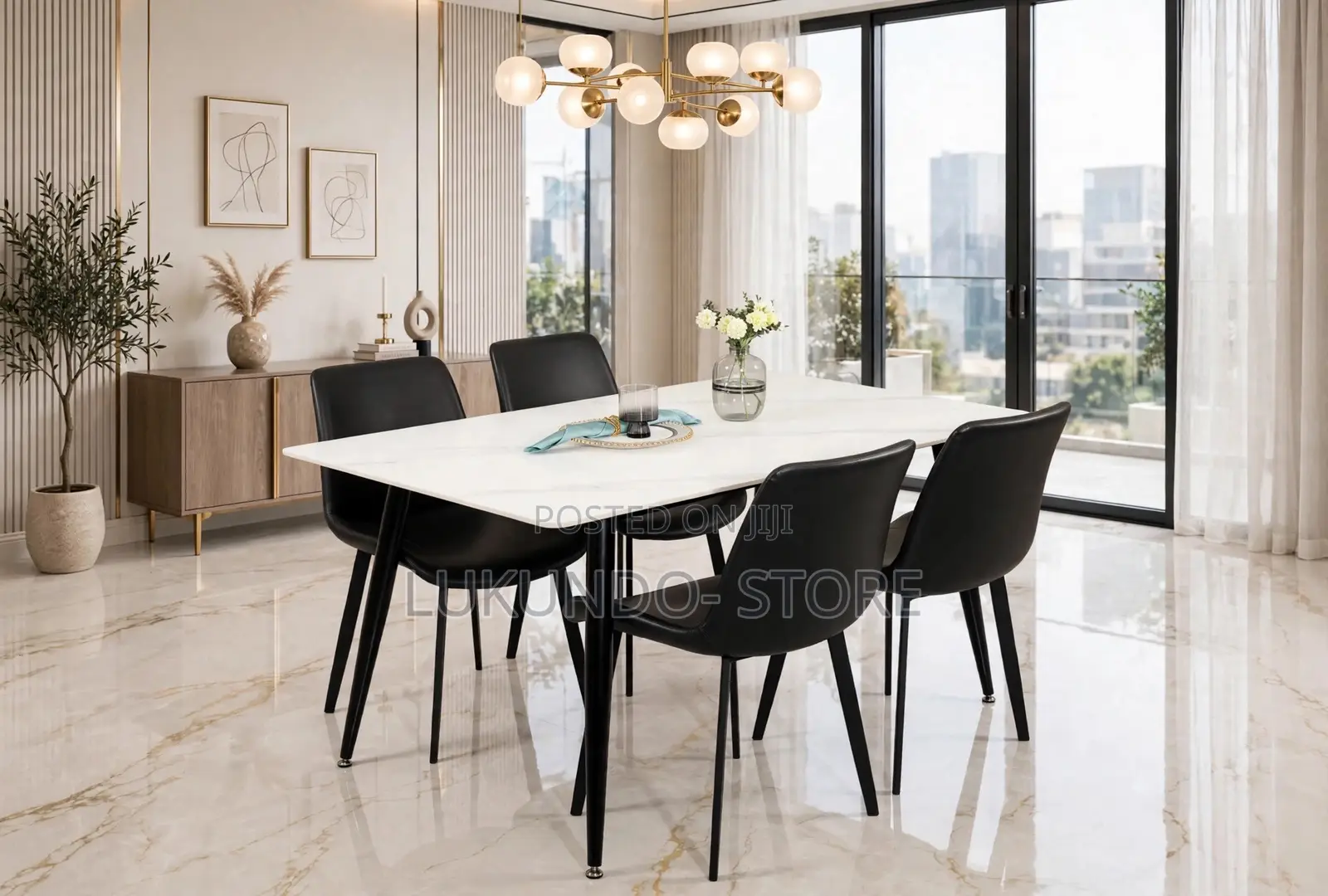 Simple Dining Table With 4 Chairs