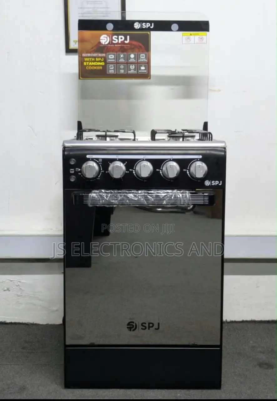 SPJ Standing Cooker 50x50Cm 3Gas Plate,1Electric With Oven Electric
