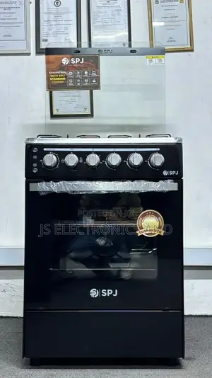 SPJ Standing Cooker 60x60Cm 3Gas Plate,1Electric With Electric Oven
