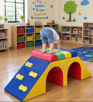 Kids Playground Climbing Amd Tunnel
