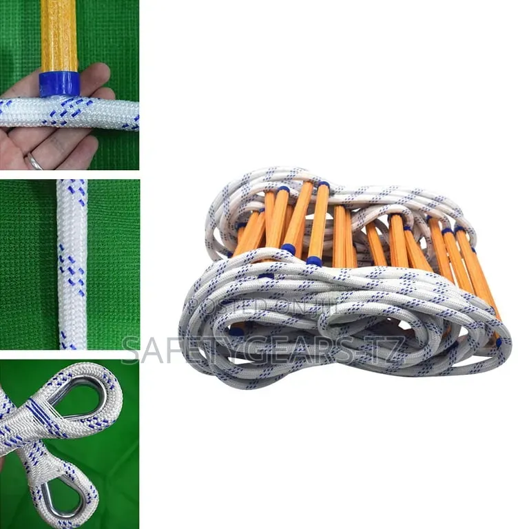 Safety Rescue Rope Ladders 22steps 10m