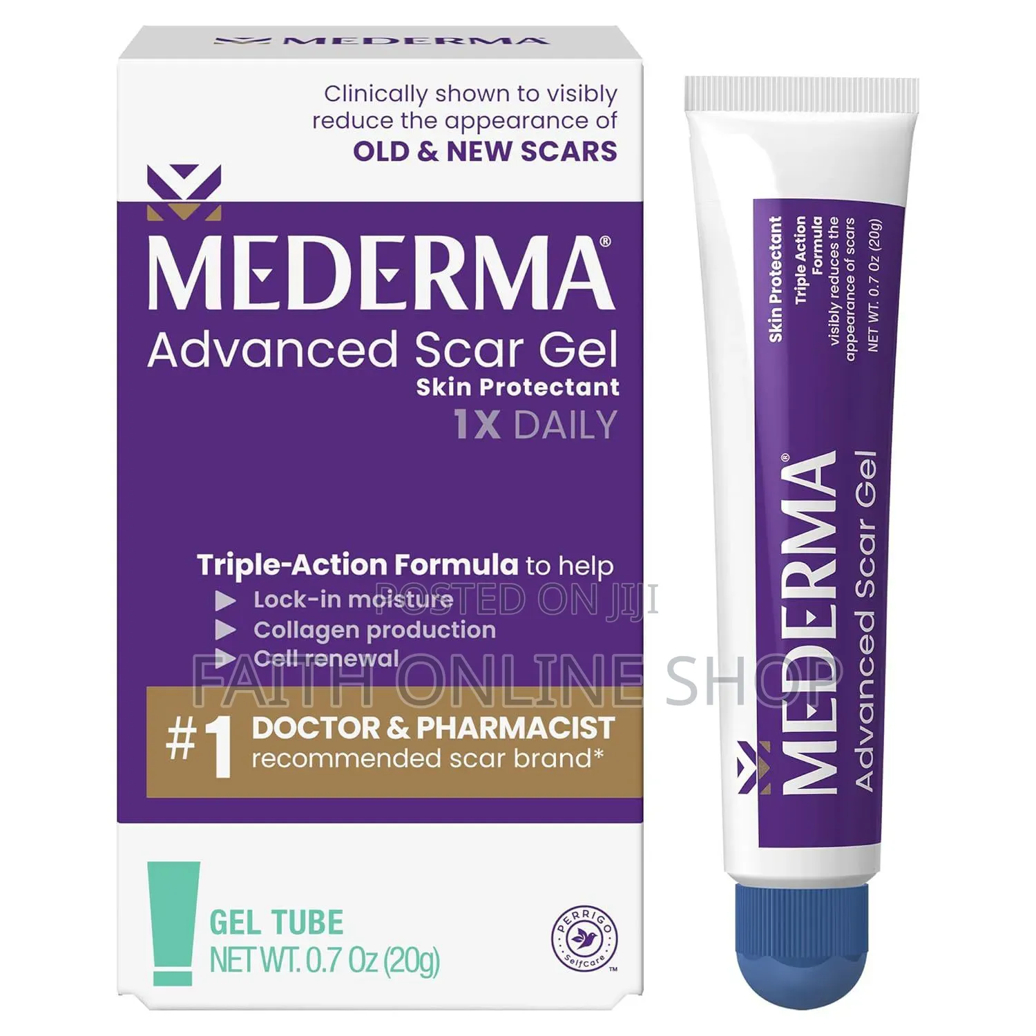 Mederma Advanced Scar Gel 20g – Triple-Action Scar Treatment Gel