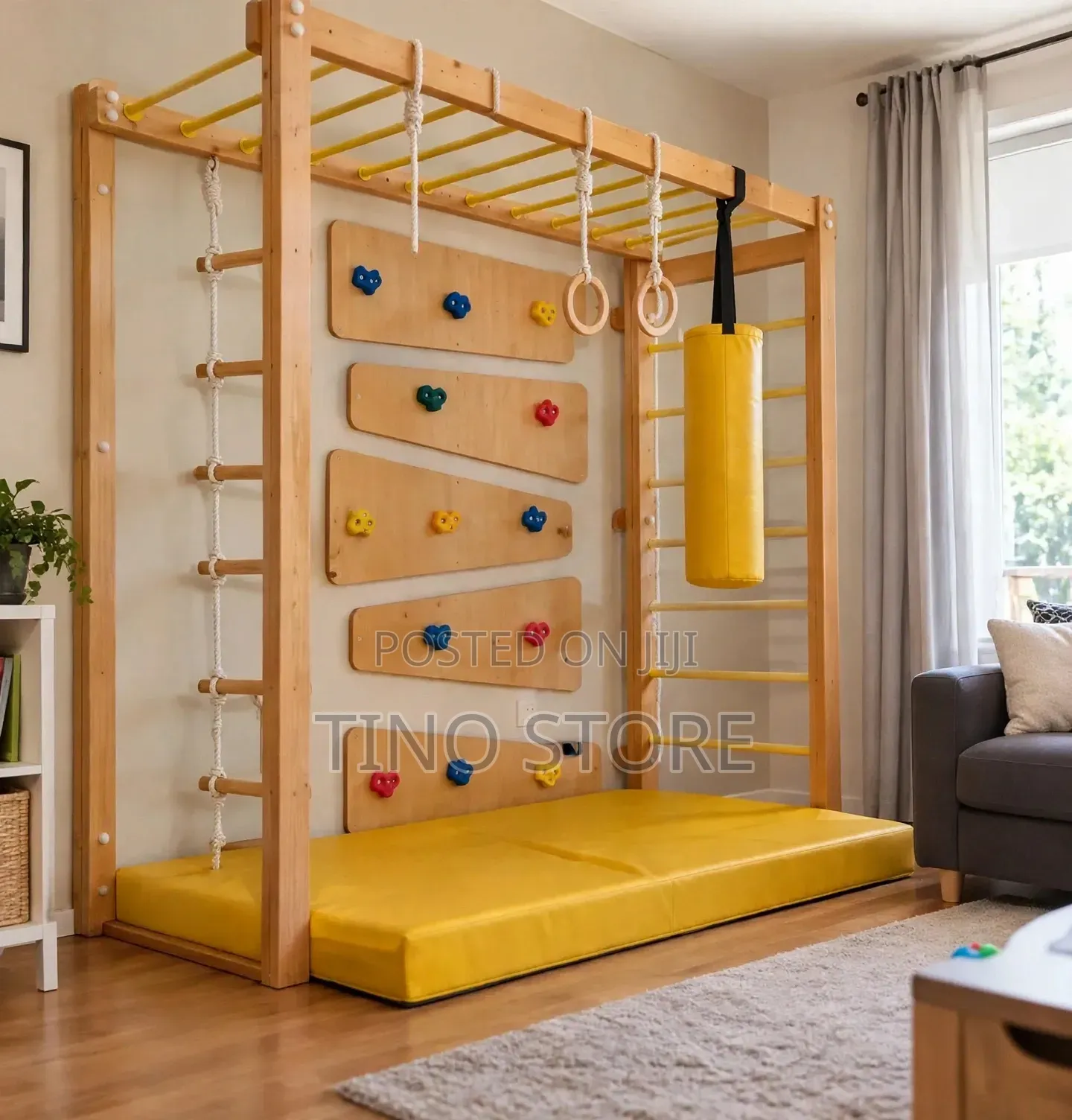 Kids Monkey Bar Climbing Wall