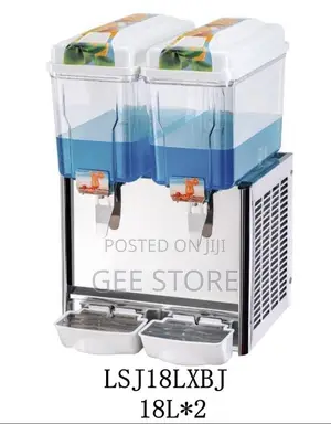 ADH Commercial Double-Tank Juice Dispenser (Model LSJ18LXBJ)