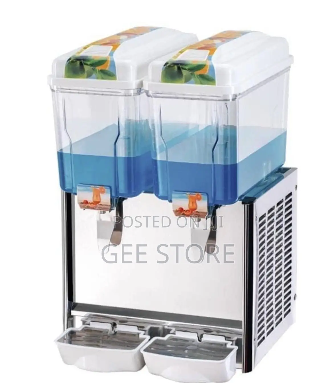 ADH Commercial Double-Tank Juice Dispenser (Model LSJ18LXBJ)