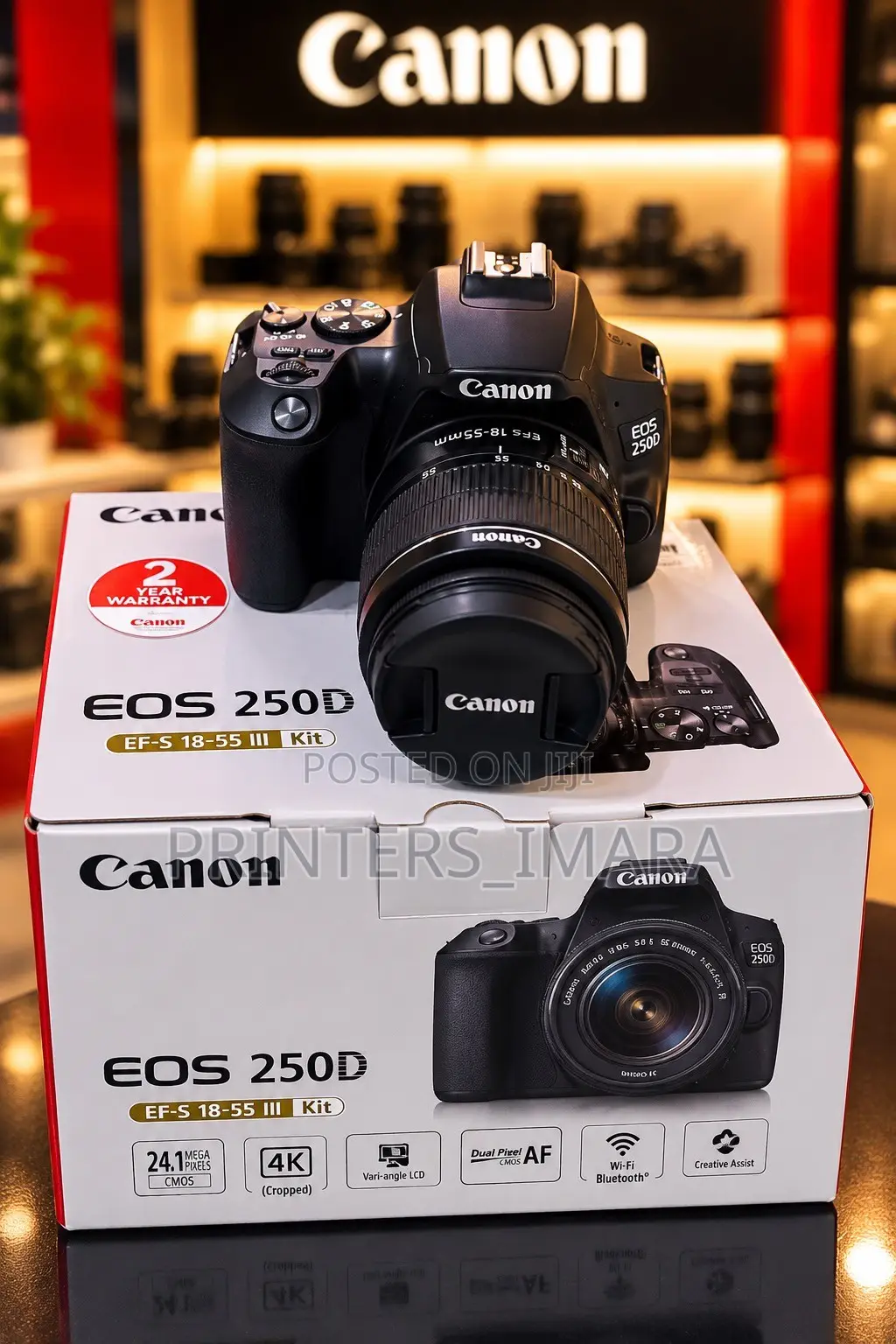  Canon Eos 250d + Ef-S 18–55mm F/3.5–5.6 Iii