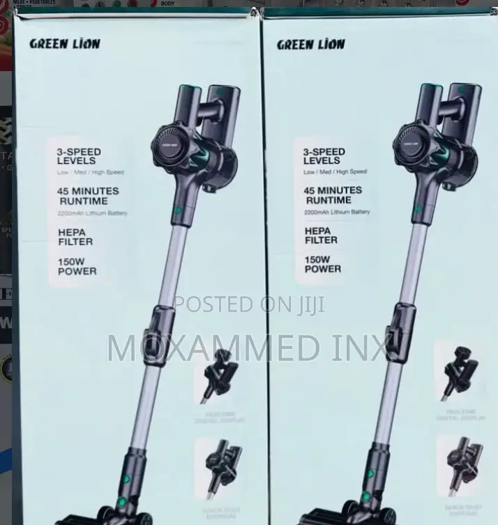 Green Lion Lite Cordless Vacuum Cleaner With 180° Foldable Tube3