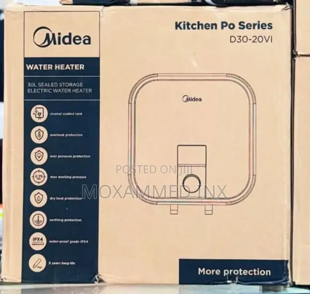 Midea Kitchen Po Series D30-20vi 30L Sealed Storage Electric Water