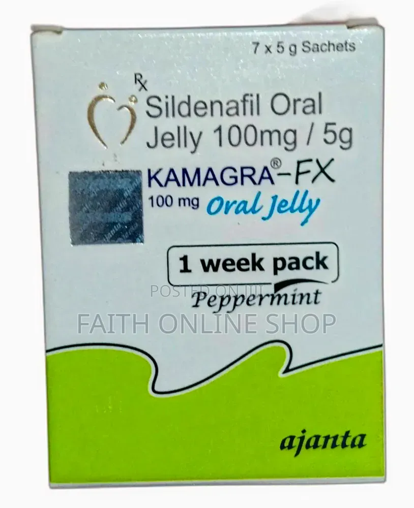KAMAGRA-FX Oral Jelly 100mg – Peppermint Flavored