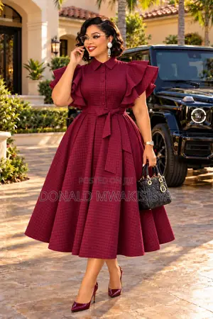 Luxury Skater Dress - Checked - Old Money Style