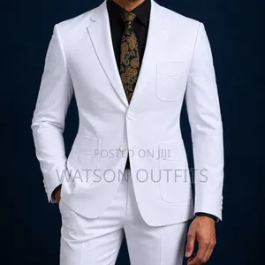 Men's Premium Two-Piece Suits in Double Buttons Coat