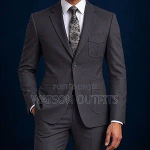 Men's Premium Two-Piece Suits in Double Buttons Coat