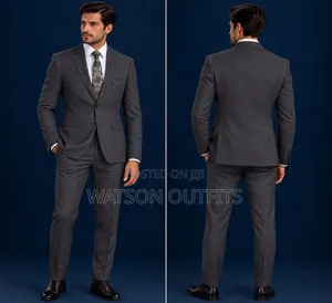 Men's Premium Two-Piece Suits in Double Buttons Coat