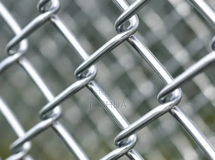 Fence Kisasa Nasi Chain Link Fence Wire PVC Na Galvanized