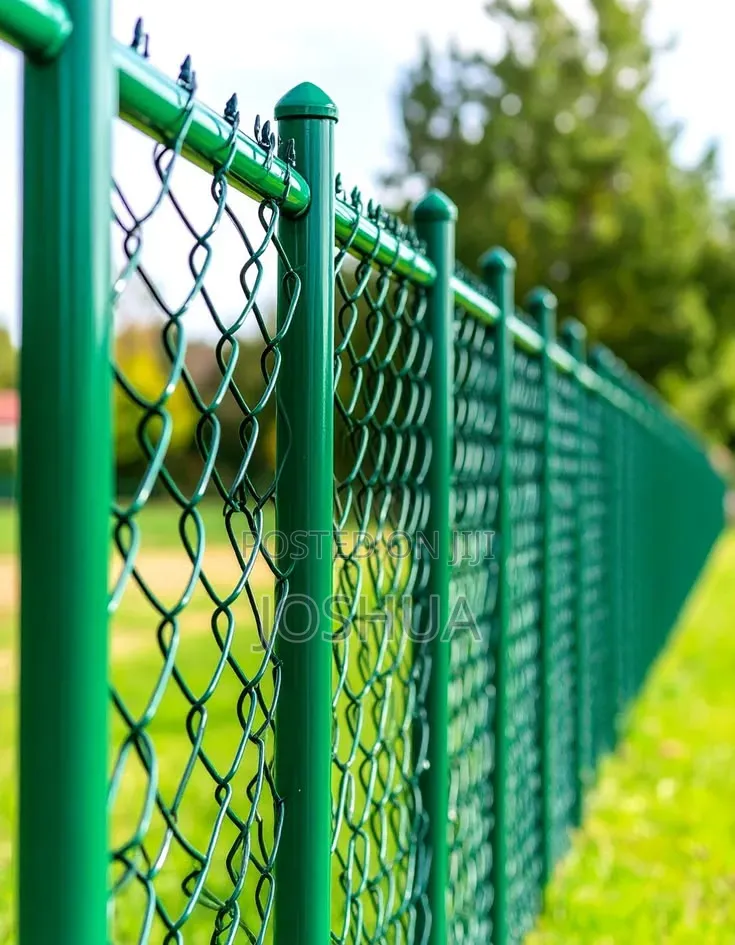 Fence Kisasa Nasi Chain Link Fence Wire PVC Na Galvanized
