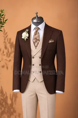 Luxury 3-Piece Suit - Groom & Bestman Collection