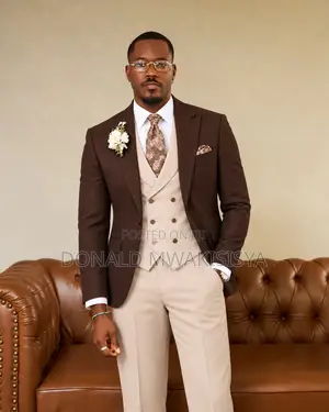 Luxury 3-Piece Suit - Groom & Bestman Collection