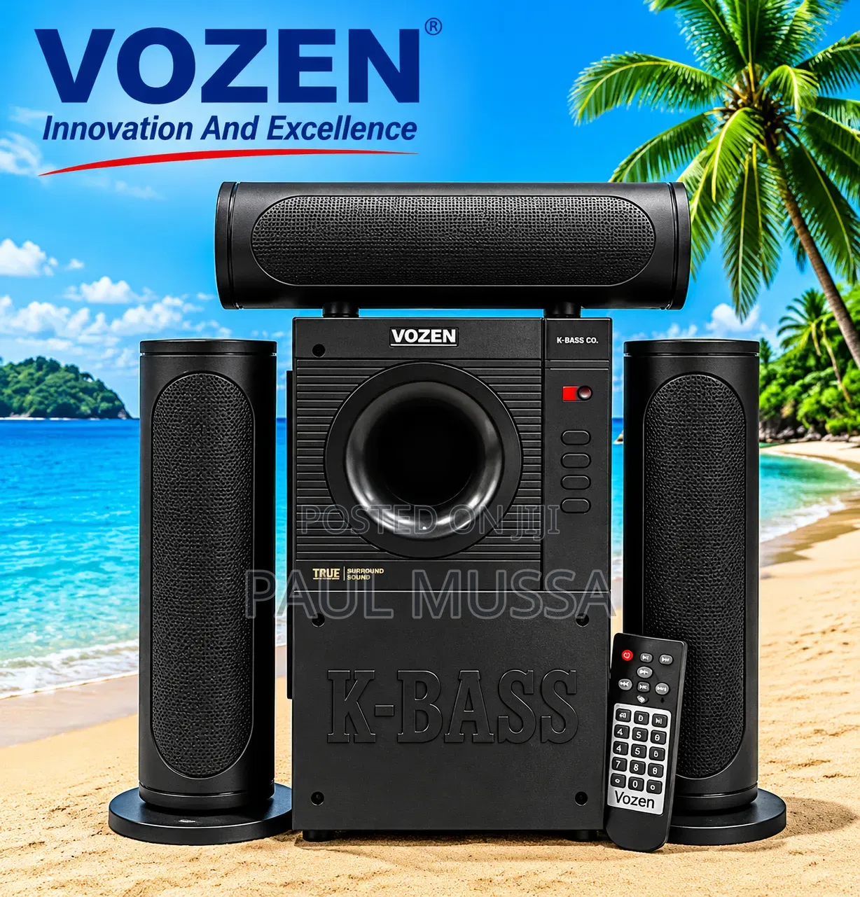 Subwoofer Vozen 3 Speaker 1 Year Warranty