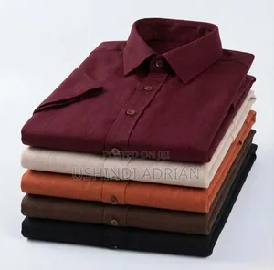 **mashati Ya Linen—mikono Mifupi!**