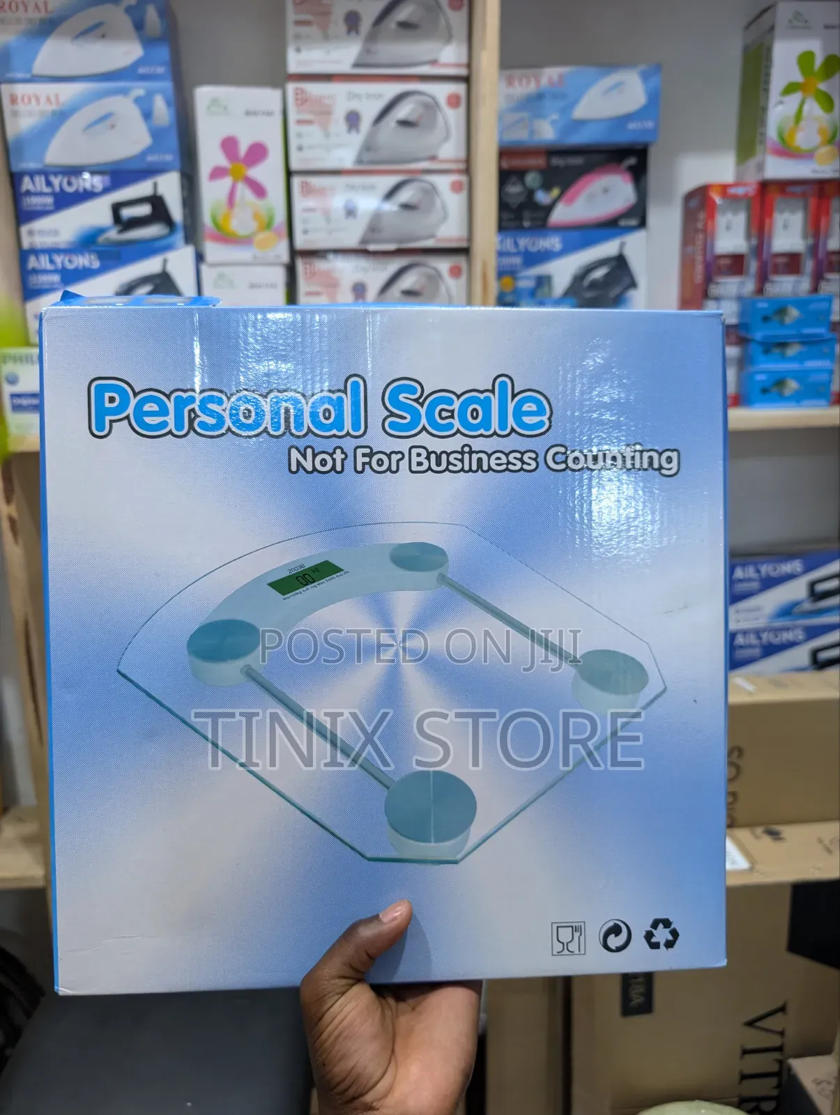 Transparent Glass Personal Scale