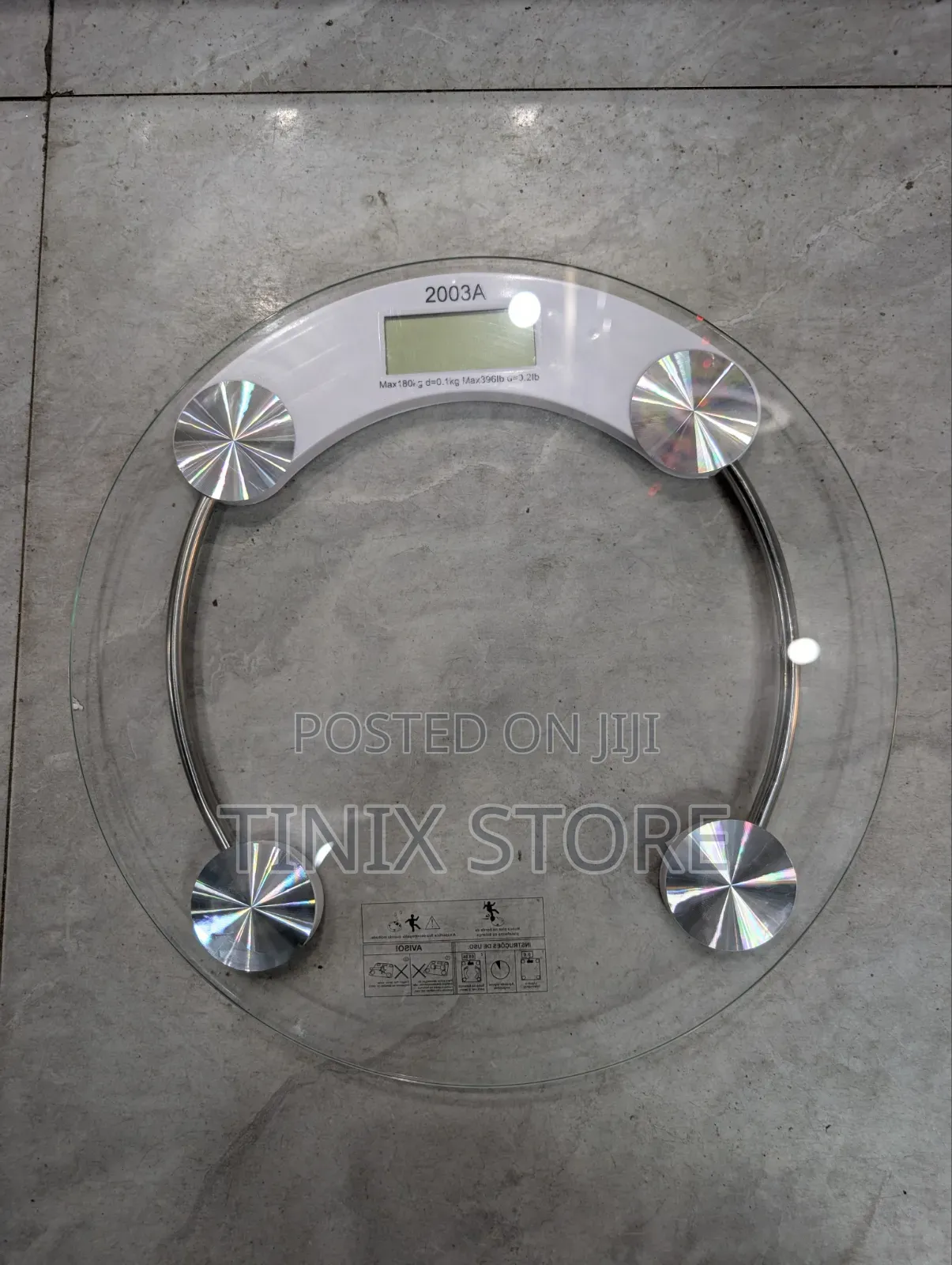 Transparent Glass Personal Scale