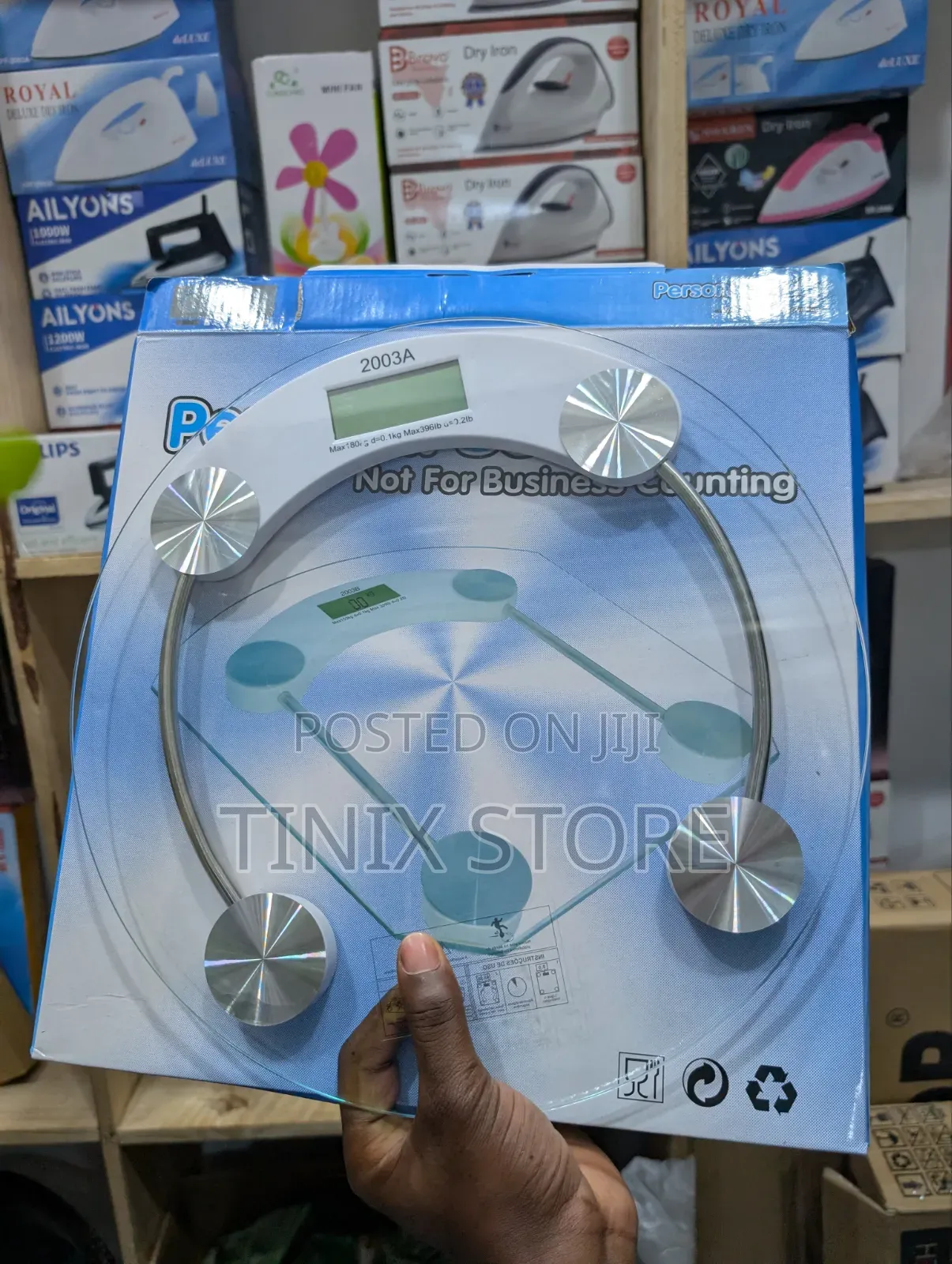 Transparent Glass Personal Scale