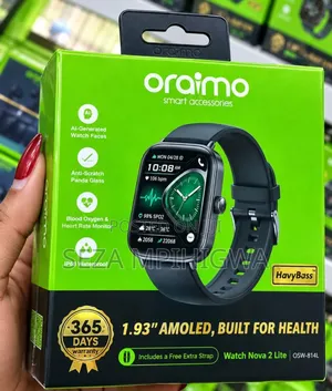 Oraimo Watch Nova 2 Lite (OSW-814L) Smartwatch - Brand New in Box