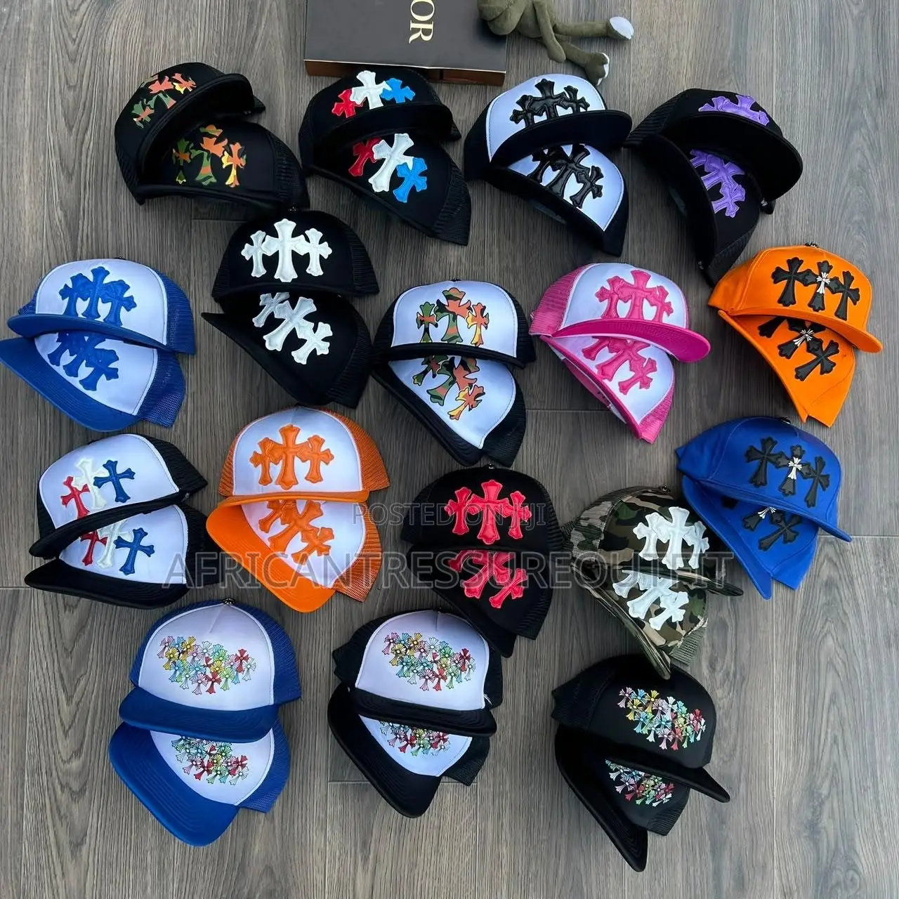 Chrome Hearts Embroidered Trucker Caps and Baseball Hats Available