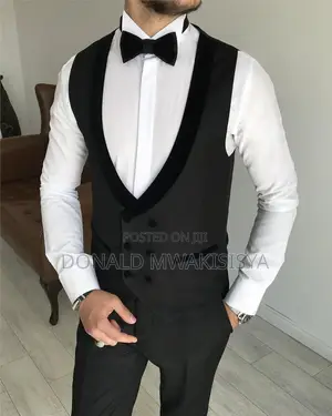 Black Tuxedo 3-Piece - Bow Tie Collection