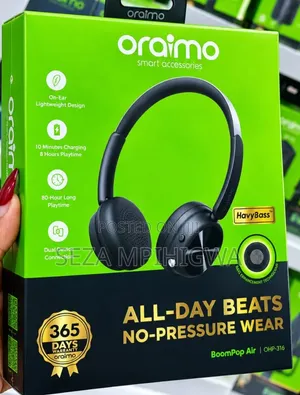 Original Oraimo BoomPop Air (OHP-316) Wireless Headphones - Brand New