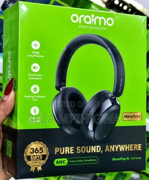 ​Original Oraimo BoomPop N (OHP-815N) ANC Headphones - Brand New