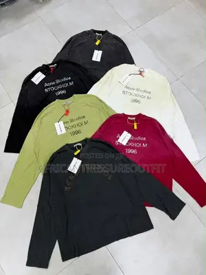 Acne Studios Relaxed -Fit Long Sleeved 1996 Logo Tshirt Available