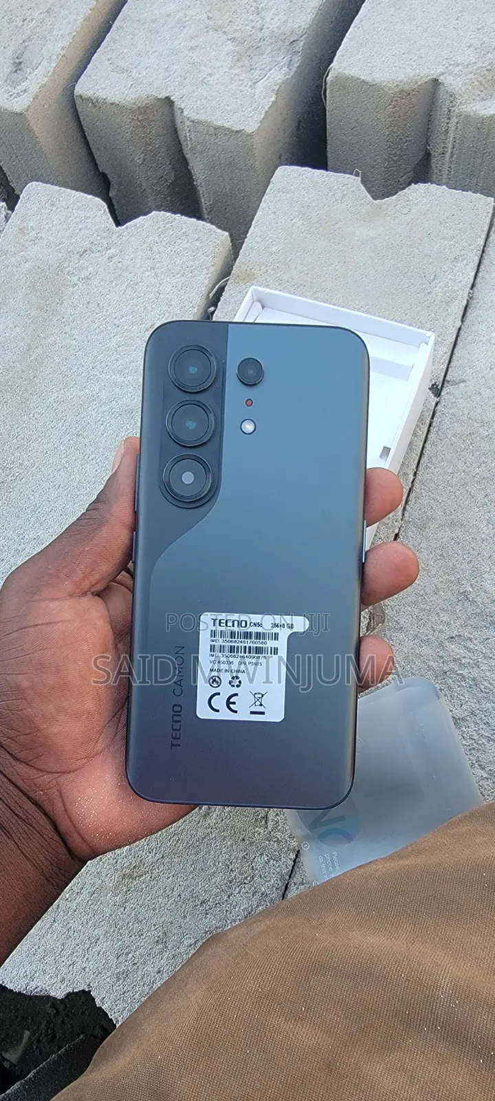 New Tecno Camon 50 Pro 256 GB Black