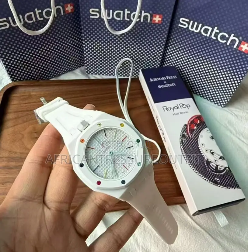 Swatch Ap Modern Octagonal Sport Rubber Strap Watch | Buy Now