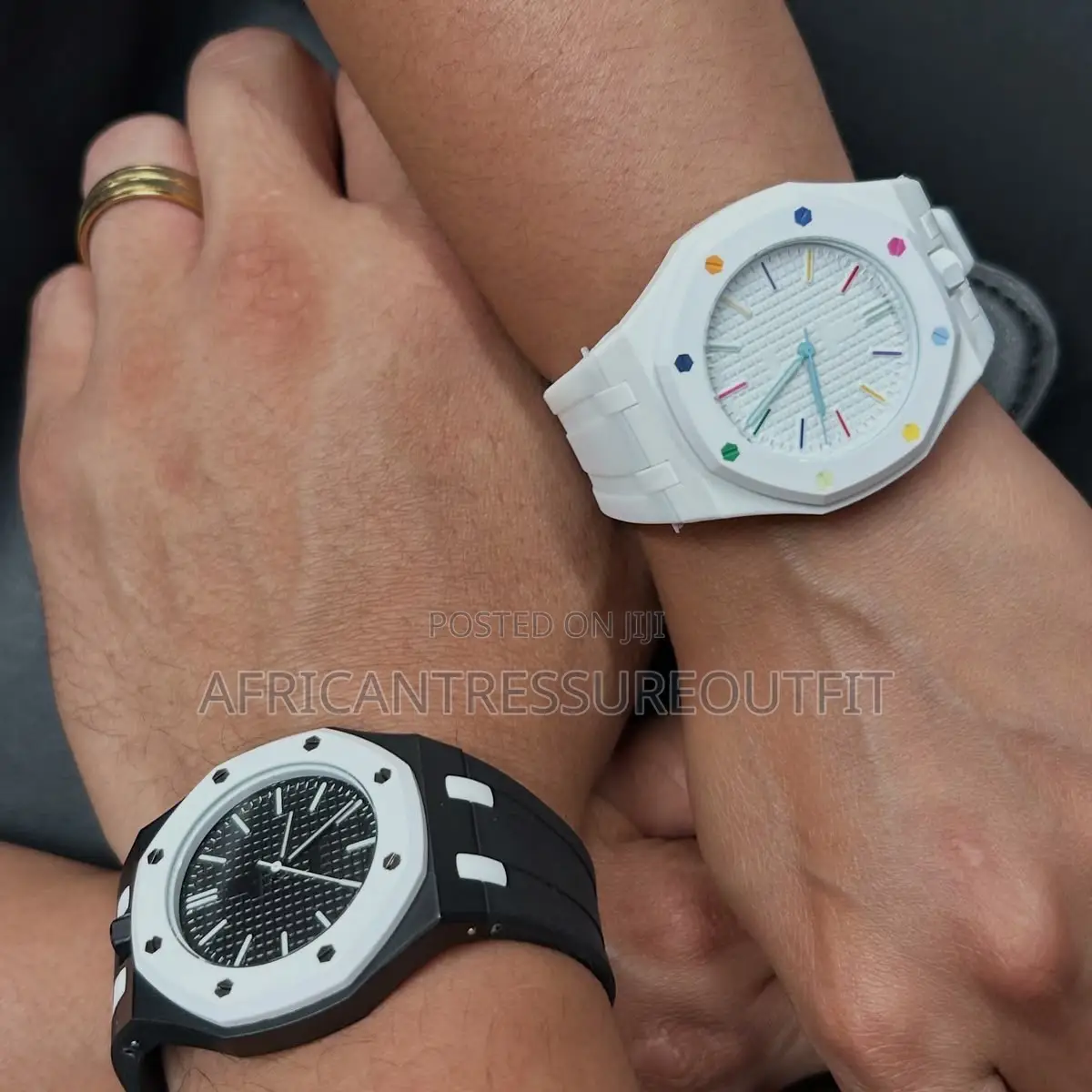 Swatch Ap Modern Octagonal Sport Rubber Strap Watch | Buy Now