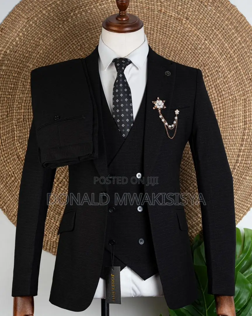 Navy Blue 3-Piece Suit - Joselino Brand